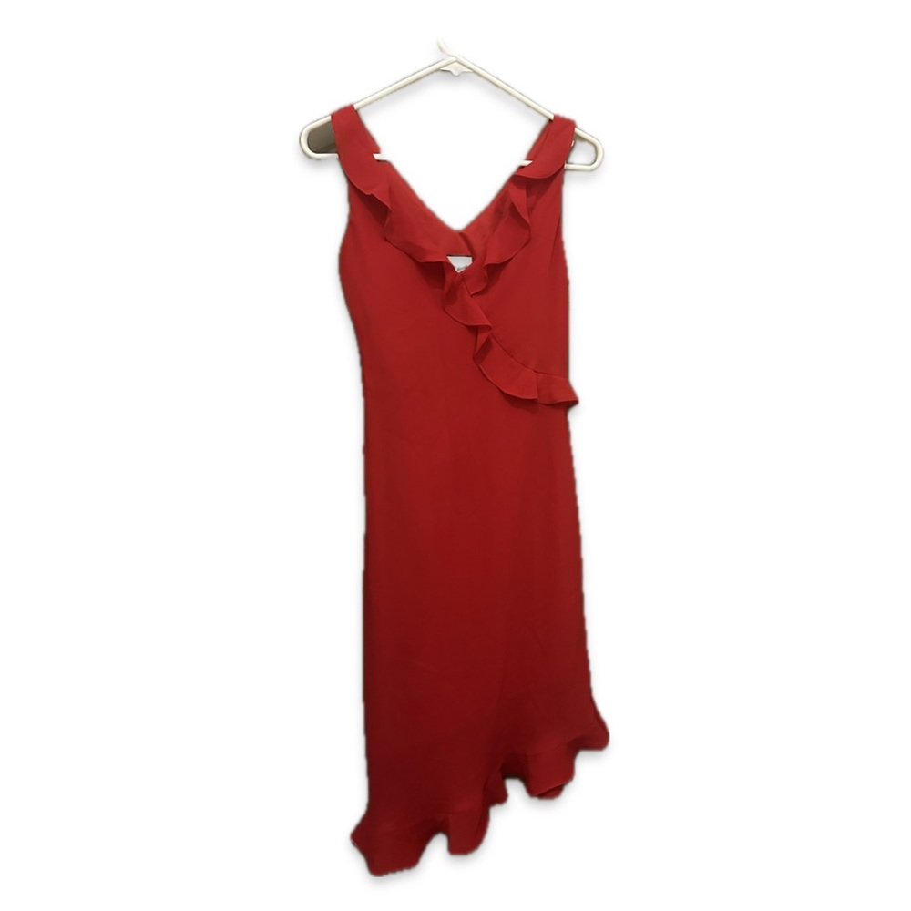 Vintage 90s Red Asymmetric Dress Realisation Par Inspired